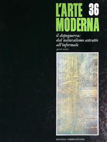 L' arte moderna 36 parte terza - copertina