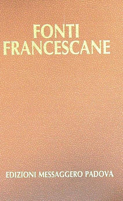 Fonti francescane  - copertina