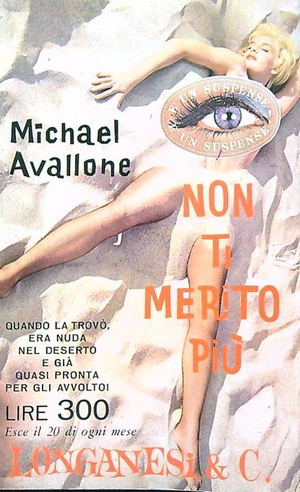 Non Ti Merito Più - Michael Avallone - copertina
