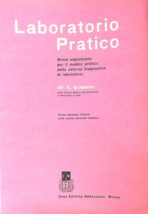 Laboratorio pratico - E. Grebener - copertina