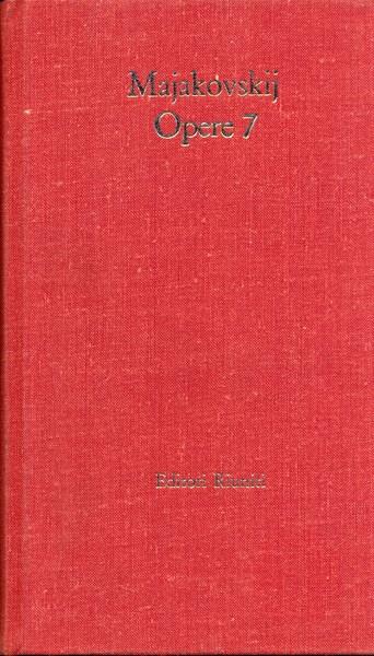 Opere. Vol 7. Teatro e altri scritti - Vladimir Majakovskij - copertina