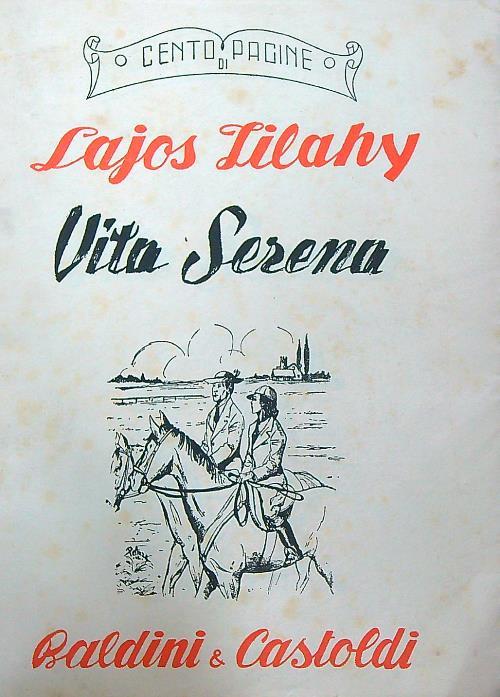 Vita serena - Lajos Lilahy - copertina