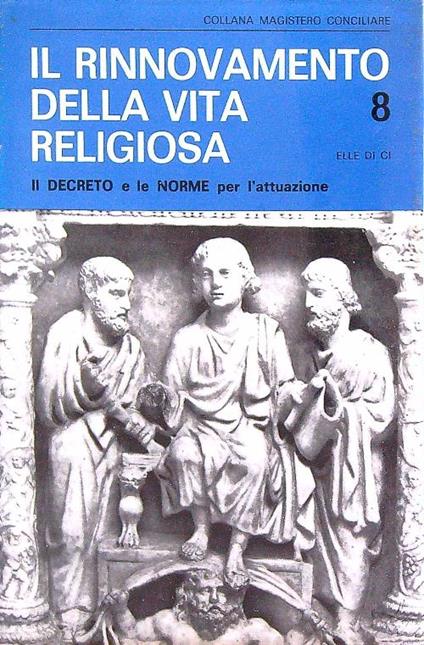 Il rinnovamento della vita religiosa - copertina