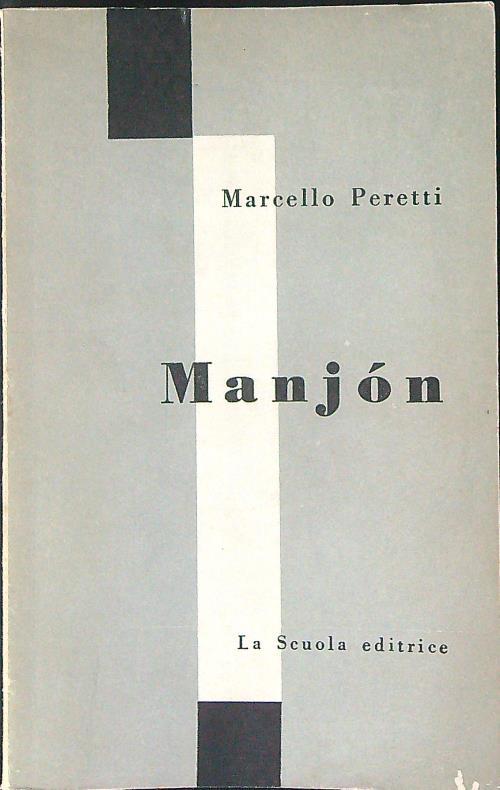 Manjon - Marcello Peretti - copertina