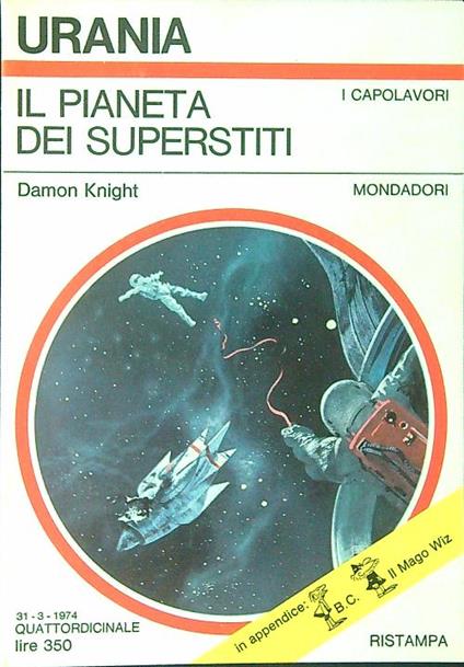 Il  pianeta dei superstiti - Damon Knight - copertina