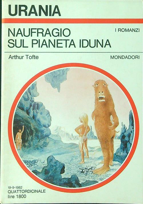 Naufragio sul pianeta Iduna - Arthur Tofte - copertina