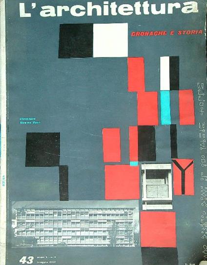L' architettura 43/ 1959 - copertina