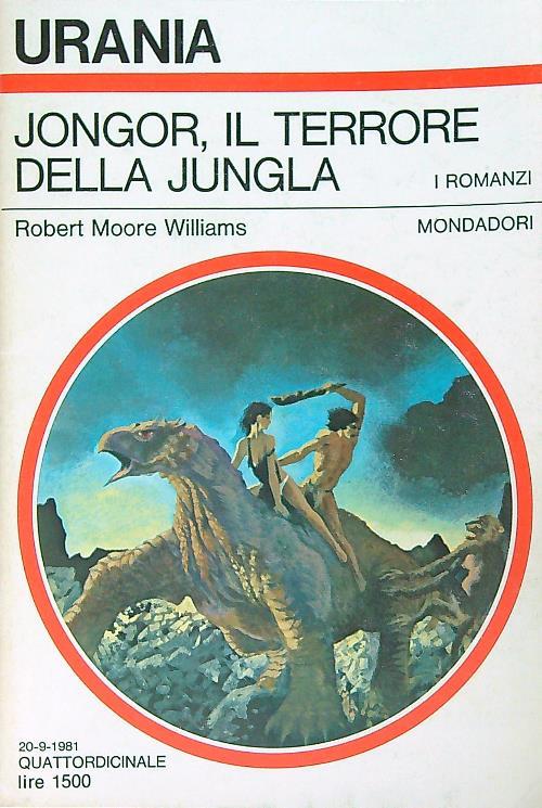 Jongor , Il Terrore Della Giungla - Robert Moore Williams - copertina