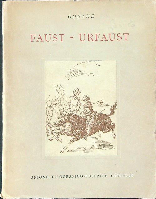 Faust - Urfaust - Goethe  - copertina