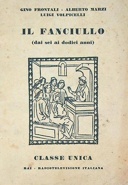 Il fanciullo (dai sei ai dodici anni) - copertina