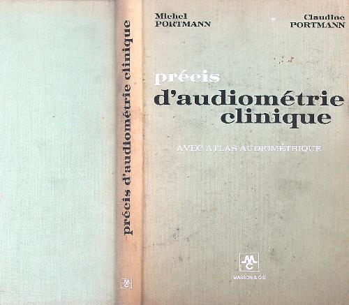 Precis d'autiometrie clinique - Michel Portmann - copertina