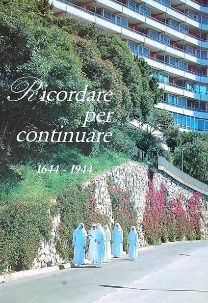 ricordare per continuare 1644-1944 - copertina