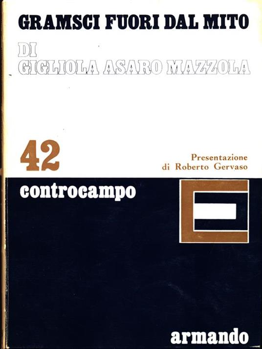 Gramsci fuori dal mito - Gigliola Mazzola - copertina