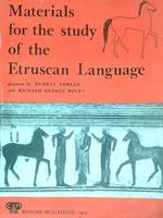 Materials for the Study of the Etruscan Language