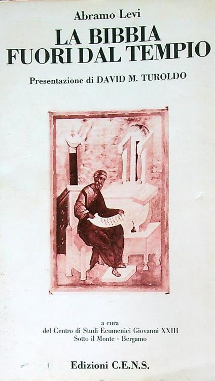 La Bibbia fuori dal tempio - Abramo Levi - copertina