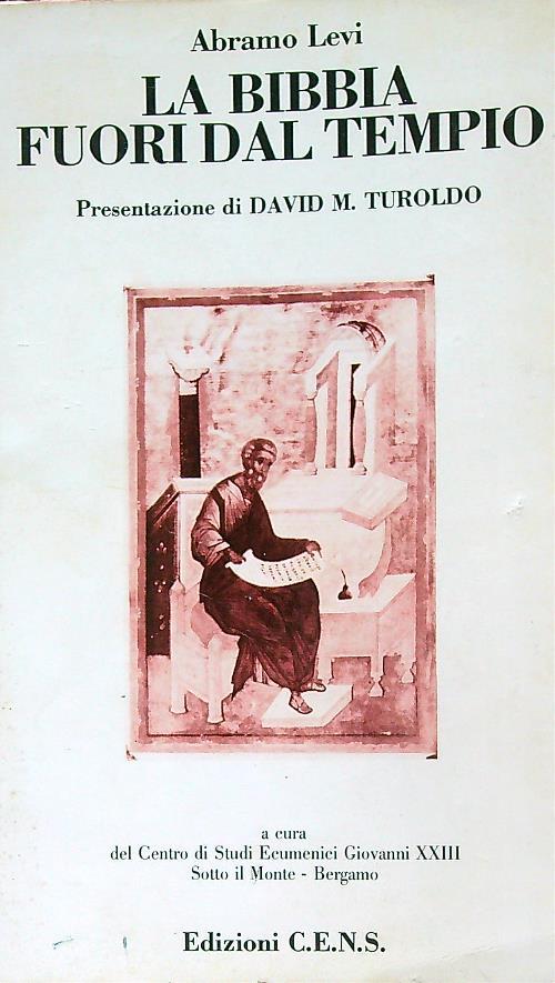 La Bibbia fuori dal tempio - Abramo Levi - copertina