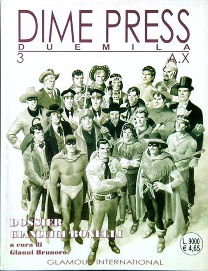 Daimpress duemila 03. Dossier Gianluca Bonelli - copertina