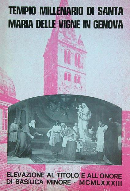 tempio millenario di santa maria delle vigne in genova - copertina