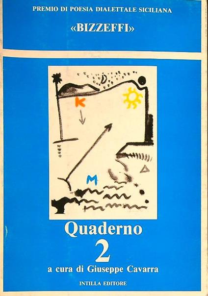 Premio di poesia dialettale bizzeffi quaderno 2 - Giuseppe Cavarra - copertina