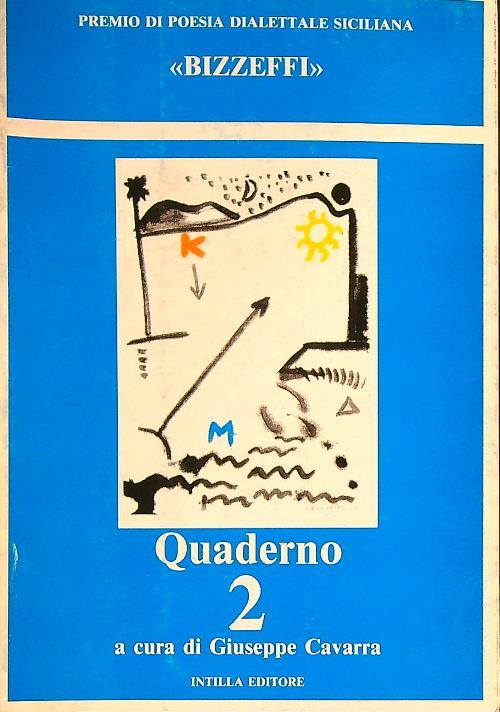 Premio di poesia dialettale bizzeffi quaderno 2 - Giuseppe Cavarra - copertina