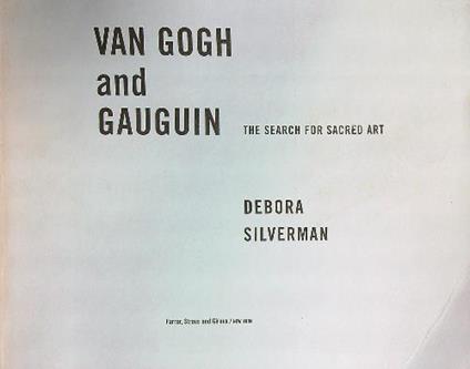 Van gogh and gauguin - Debora Silverman - copertina