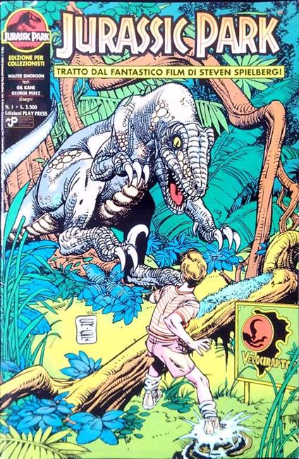 Jurassic Park N. 1 - copertina