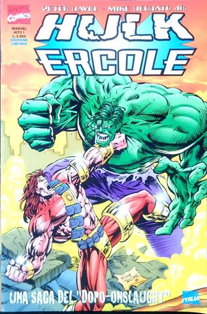 Hulk Ercole - Marvel Hits 1 - Peter David - copertina