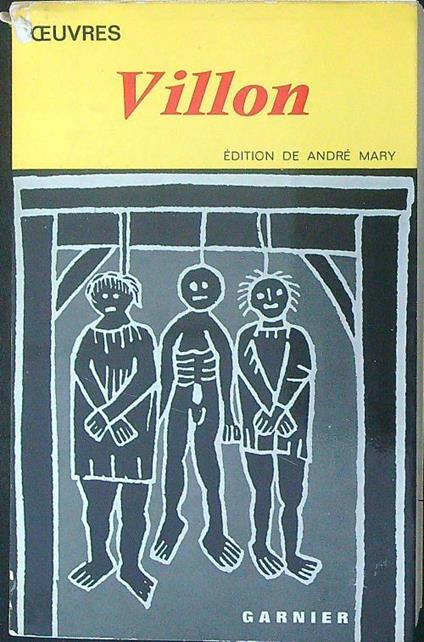 Oeuvres - Villon - copertina