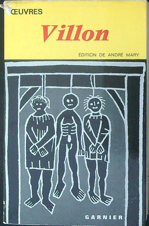 Oeuvres - Villon - copertina