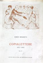 Copialettere 1873-1876. Vol II