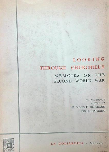 Looking through churchill's - E. Bertrand - copertina