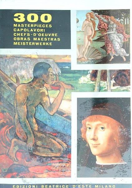 300 capolavori d'arte pittorica d'ogni tempo - copertina
