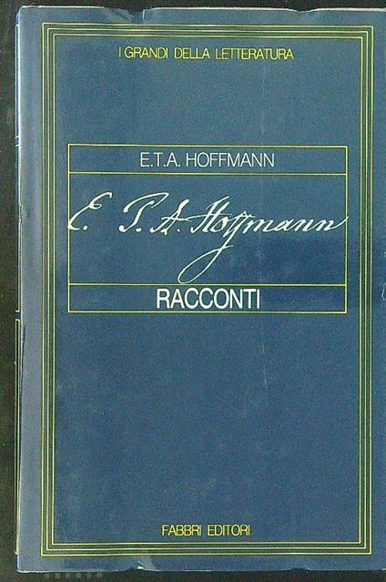 Racconti - E.T.A. Hoffmann - copertina