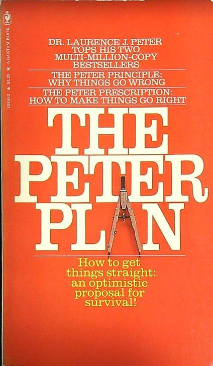 The Peter Plan - Lawrence Peter - copertina