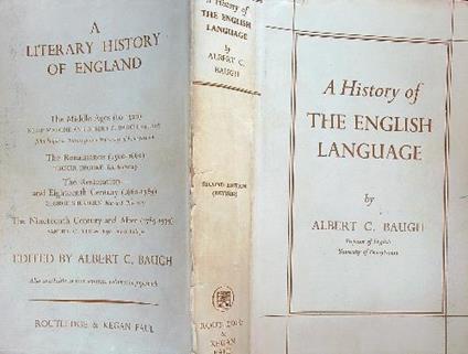 A History of the English Language - Albert C. Baugh - copertina