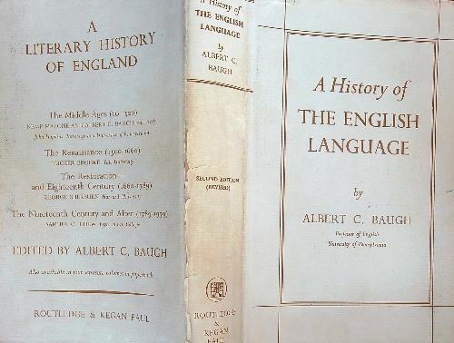 A History of the English Language - Albert C. Baugh - copertina