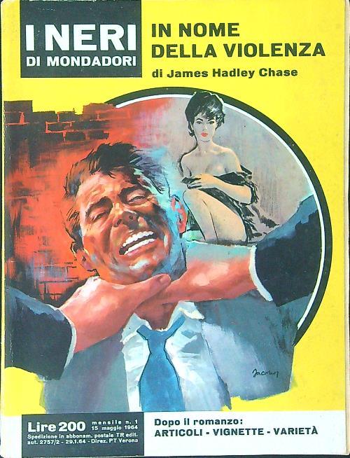 In nome della violenza - James Hadley Chase - copertina