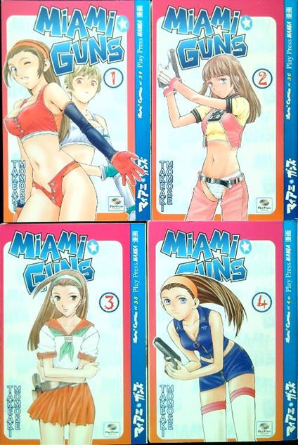 Miami Guns. 4 Volumi - Takeaki Momose - copertina