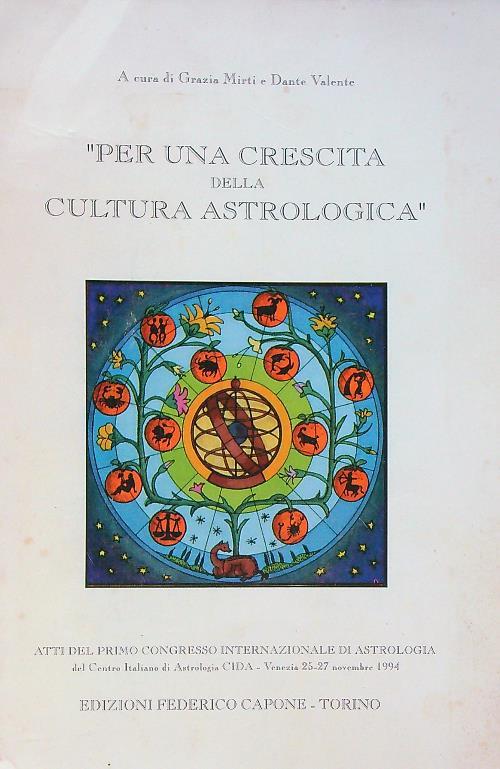 Per una crescita della cultura astrologica - Grazia Mirti - copertina