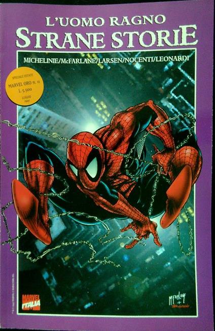 L' uomo ragno. Strane storie - copertina