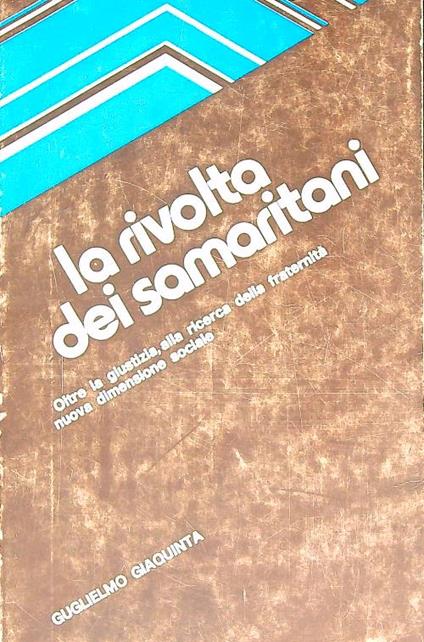 La rivolta dei samaritani  - Guglielmo Giaquinta - copertina