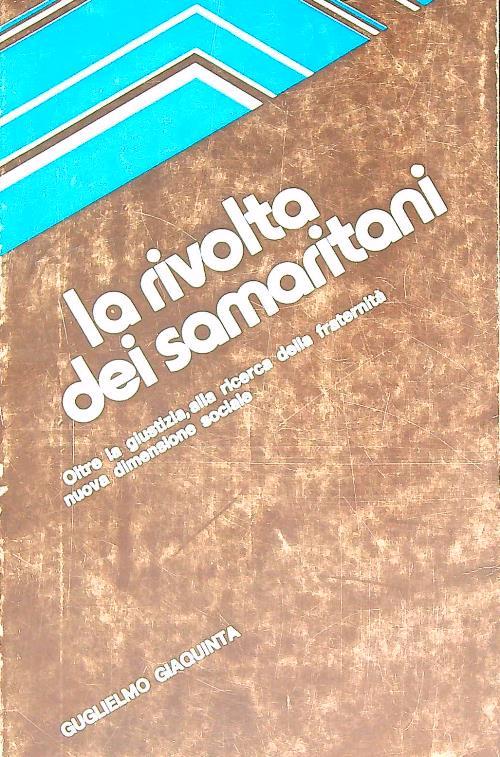 La rivolta dei samaritani  - Guglielmo Giaquinta - copertina
