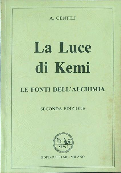 La  luce di Kemi - A. Gentili - copertina