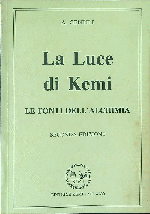 La  luce di Kemi - A. Gentili - copertina