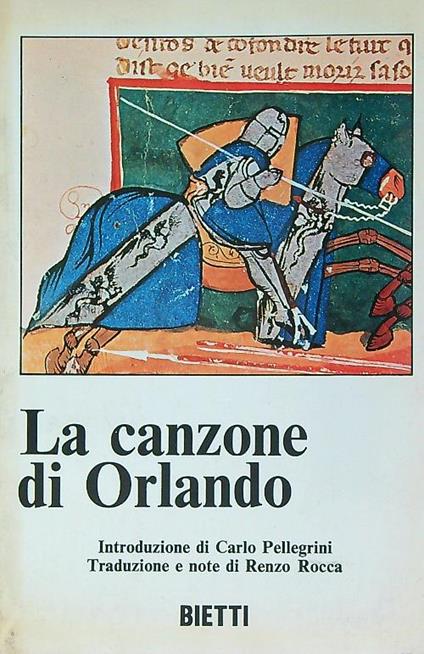 La canzone di Orlando - copertina