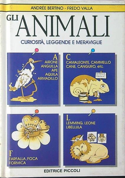 Gli  animali - copertina