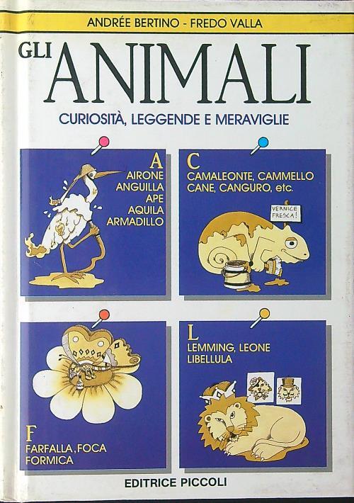 Gli  animali - copertina