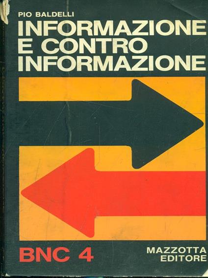Informazione e contro informazione - Pio Baldelli - copertina