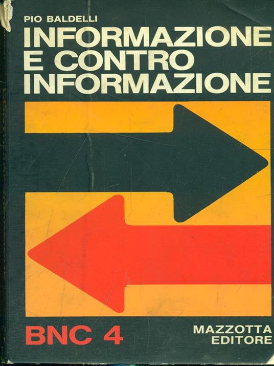 Informazione e contro informazione - Pio Baldelli - copertina