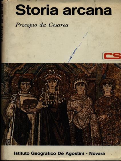 Storia arcana - Procopio da Cesarea - copertina